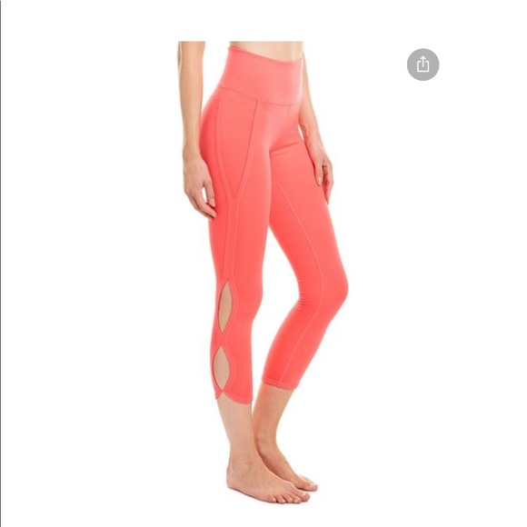 Free People Movement High-rise Infinity Ob1015831 Leggings Coral Small - Picture 1 of 6